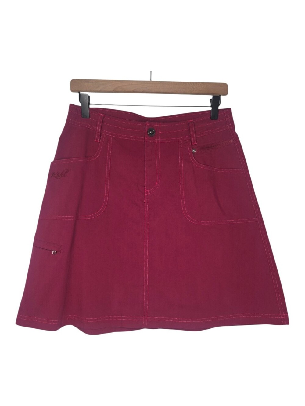 Kuhl Womens Rasberry Pink Outdoor Hiking Utility Vala Skirt 4